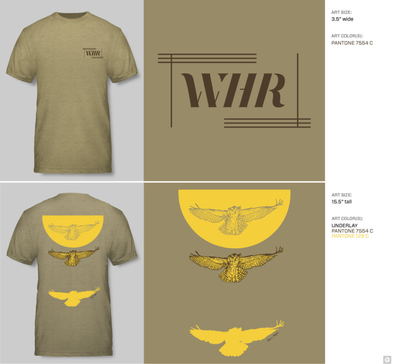 WHR t-shirts claire taylor