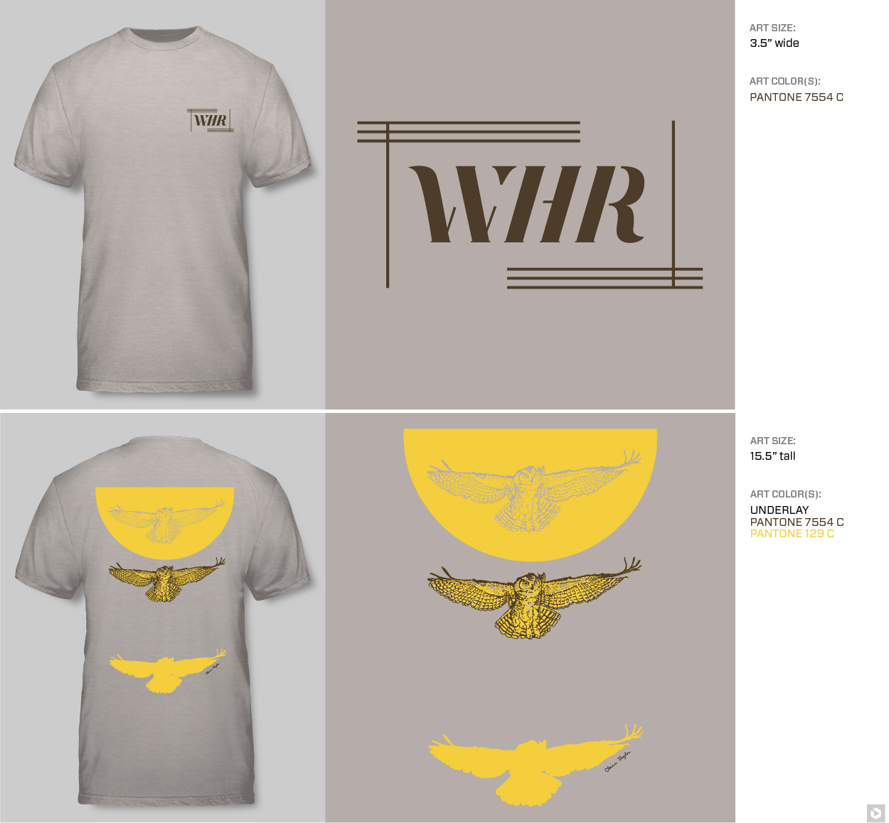 WHR t-shirts claire taylor