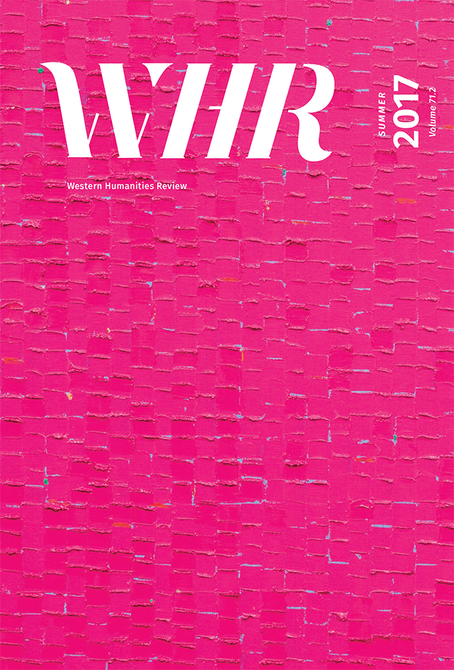 Western Humanities Review WHR Literary Journal Magazine